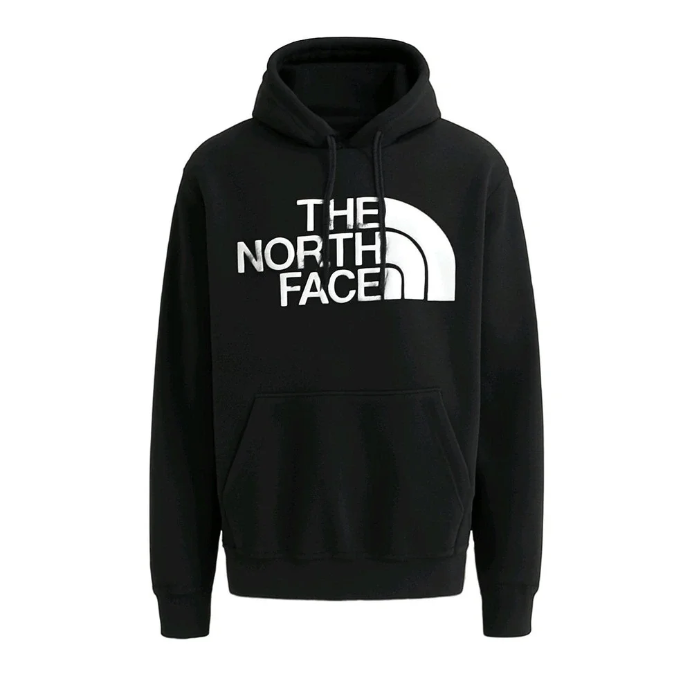 The North Face Black Half Dome Logo Pullover‎ Hoodie Sweatshirt XL